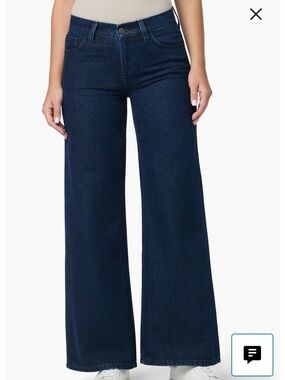 Joe's Jeans Dark Blue Wide Leg Flare Jeans